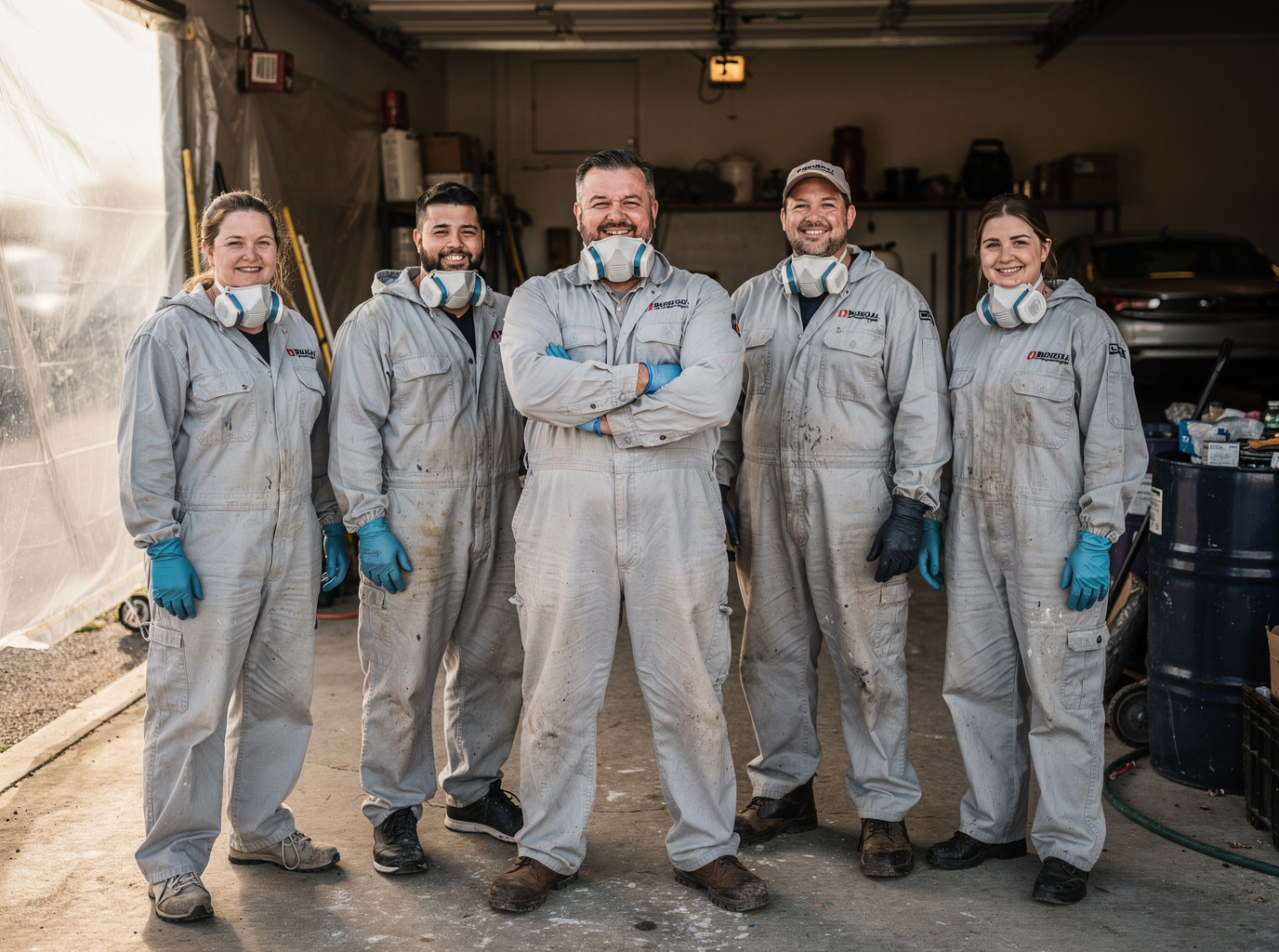The Michigan Crime Scene and Bio Hazard Clean Up team at work in Troy