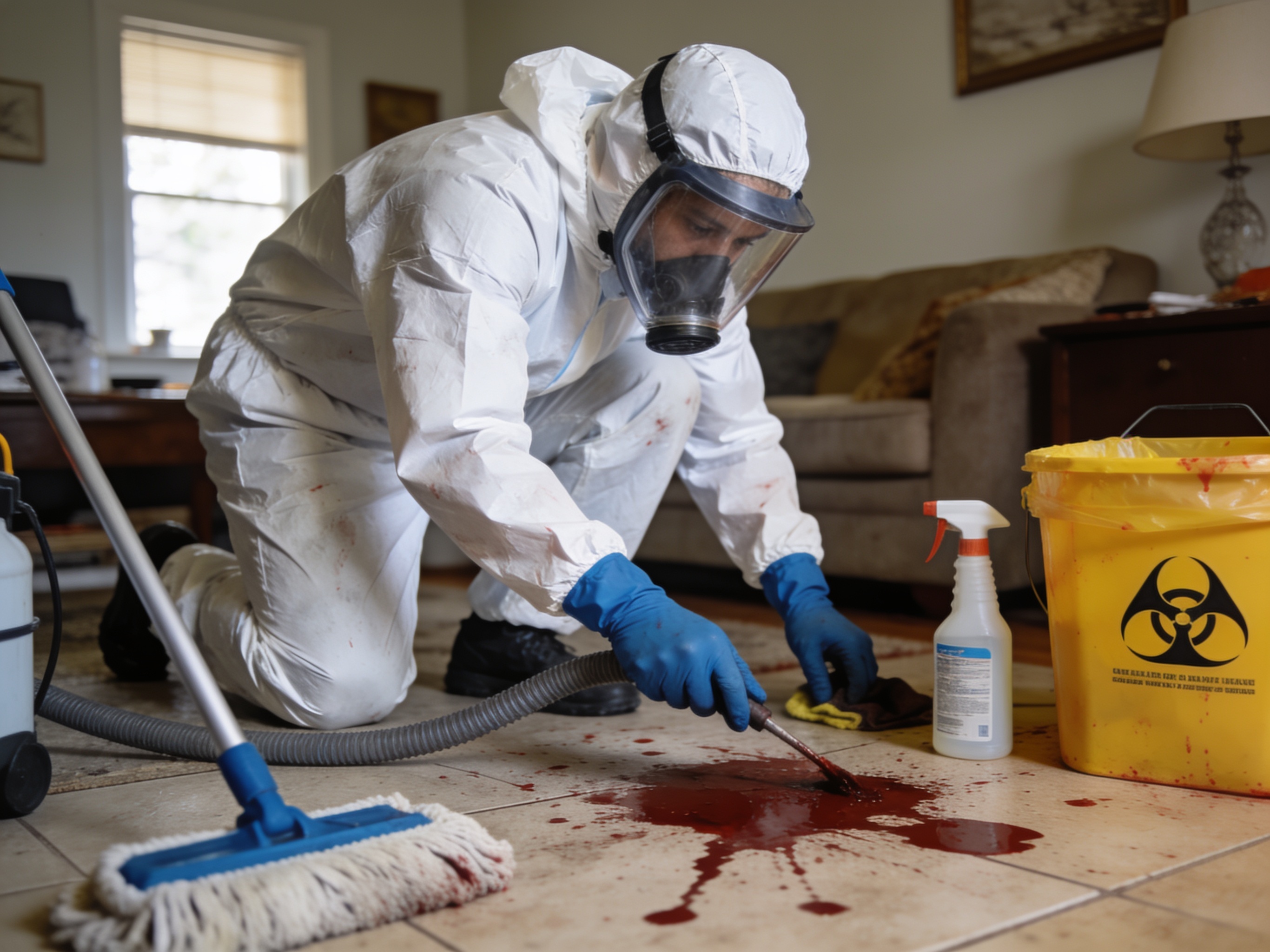Blood Cleanup in Troy